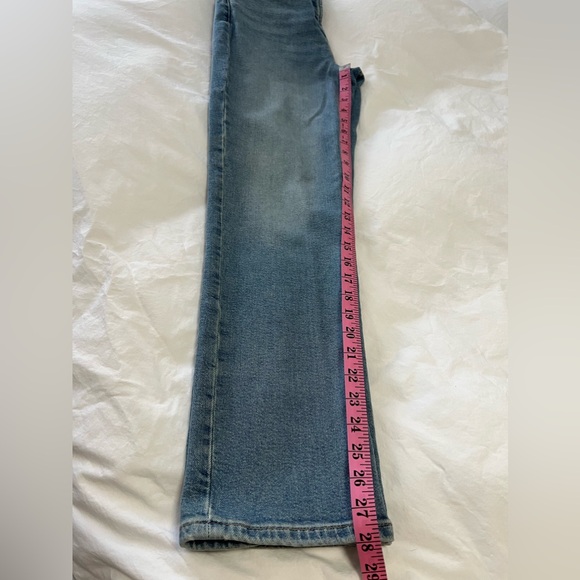 REISS | Women's SZ 26 Petite | High Rise Slim Straight Cut Jeans | Medium Wash - Picture 8 of 9
